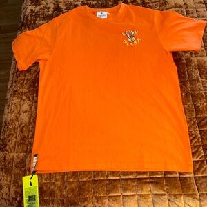 Bain De Mer Catch The Dollar Oversized Men’s T-Shirt Size XL  Orange